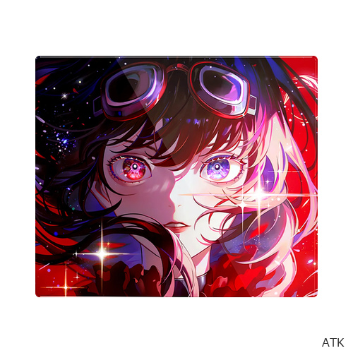 ATK Tempered Glass Mouse Pad - Crimson Limited Edition