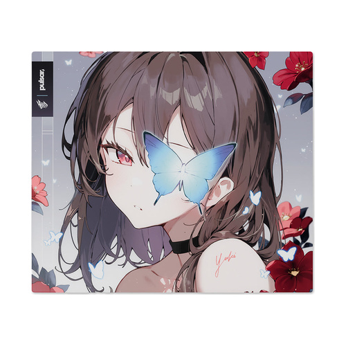 Yuki Aim x Pulsar Superglide3 Glass Mousepad (Yuki Aim Edition) Multi